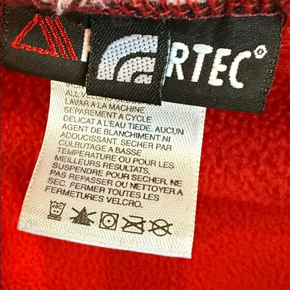 The North Face Fleece Jacket Men’s Large‎ Grey/Red